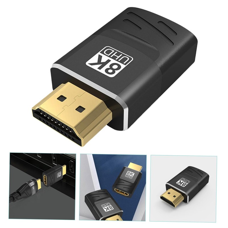 SHINEOFI Male to Female Adapter Tv Connector for Monitors Durable