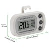 AITRIP 2 Pack Refrigerator Thermometer, Digital Freezer/Fridge Thermometer with Hook