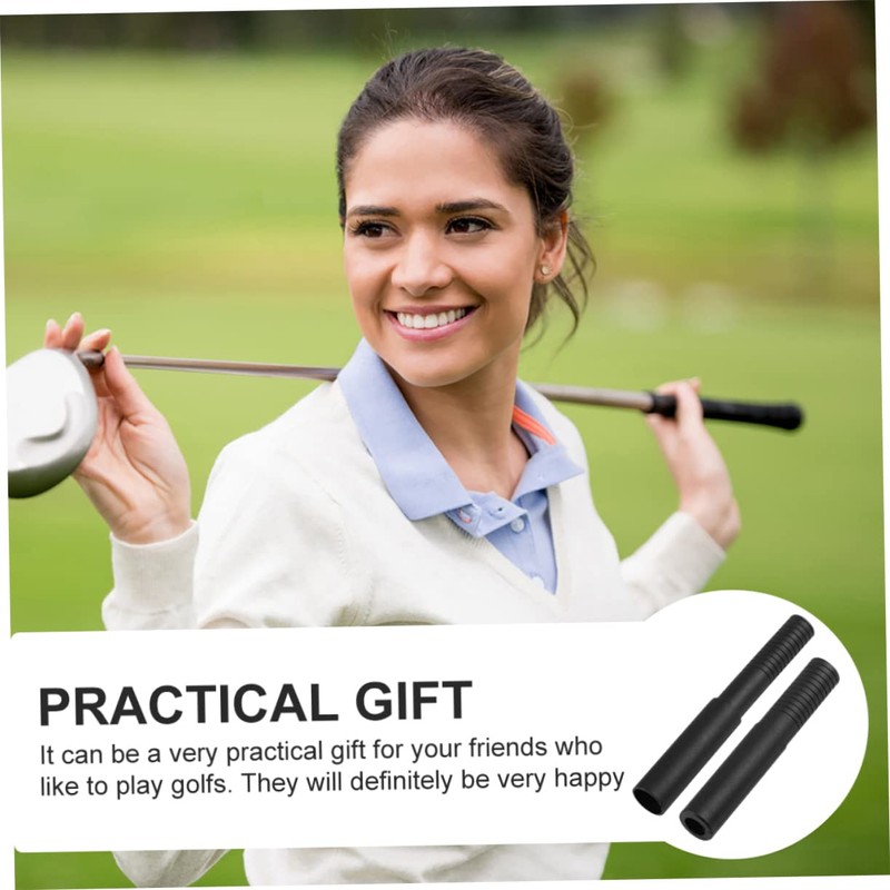 Abaodam 2Pcs Golf Shaft Extenders Durable Golf Club Extensions for