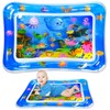 TOPJOWGA Water Mat Baby, Baby Water Play Mat, Inflatable Play