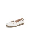 LifeStride Womens Nautical Boat Shoe White 8.5 W