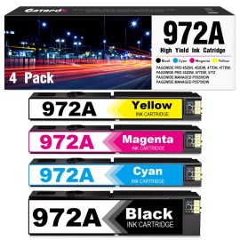 GATAPO® 972A Ink Compatible for HP 352dw (4-Pack, Black/Cyan/Mag