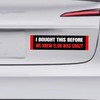 Iprokiu Funny Anti Elon Car Sticker Waterproof Vinyl I Bought