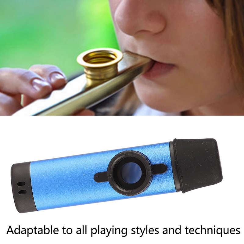 Kazoo Professional Aluminum Adjustable Tone Musical Instrument with 5Pcs Flute