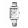 Seiko Watch AHJK467 Angeline Square Quartz Women's Wristwatch, Silver, Silver,