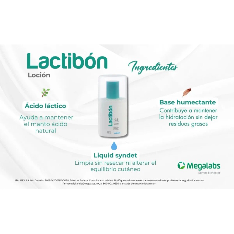 Lactibon Loción Limpiadora/ Restauradora 120ml