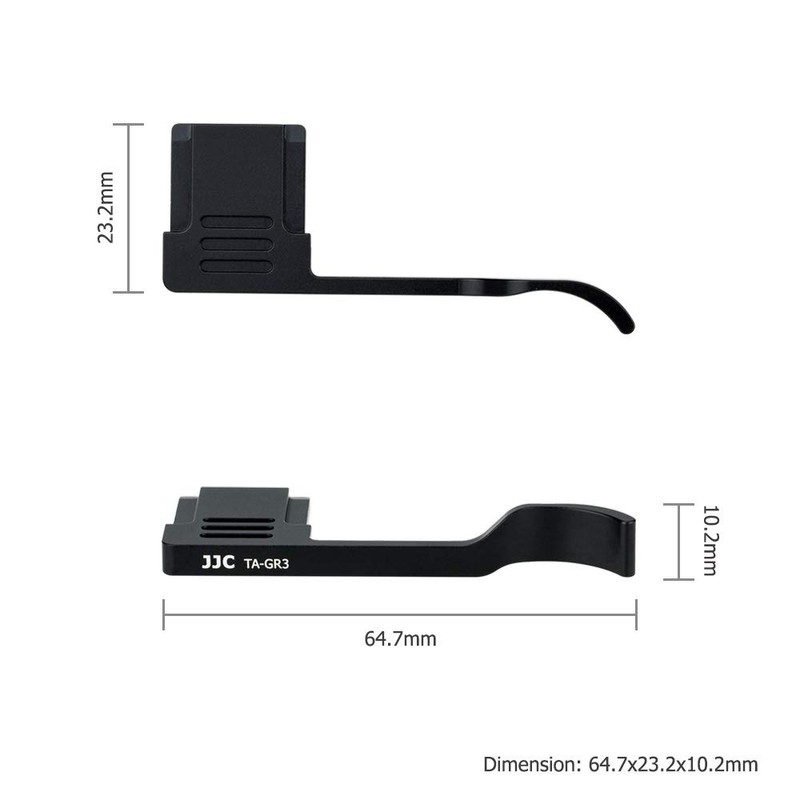 JJC Metal Thumb Grip Thumb Rest Ricoh GR IIIx GR