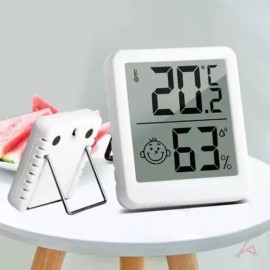 온습도계자석 디지털온도계 자석 스탠드 벽걸이 온습도계 Magnetic Temperature and Humidity Meter Digital Thermometer Magnet Stand Wall Hanging Hygrometer [Individual item]