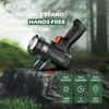 FORTO Compact Rechargeable Spotlight with Adjustable Focus, Handheld Spot Light