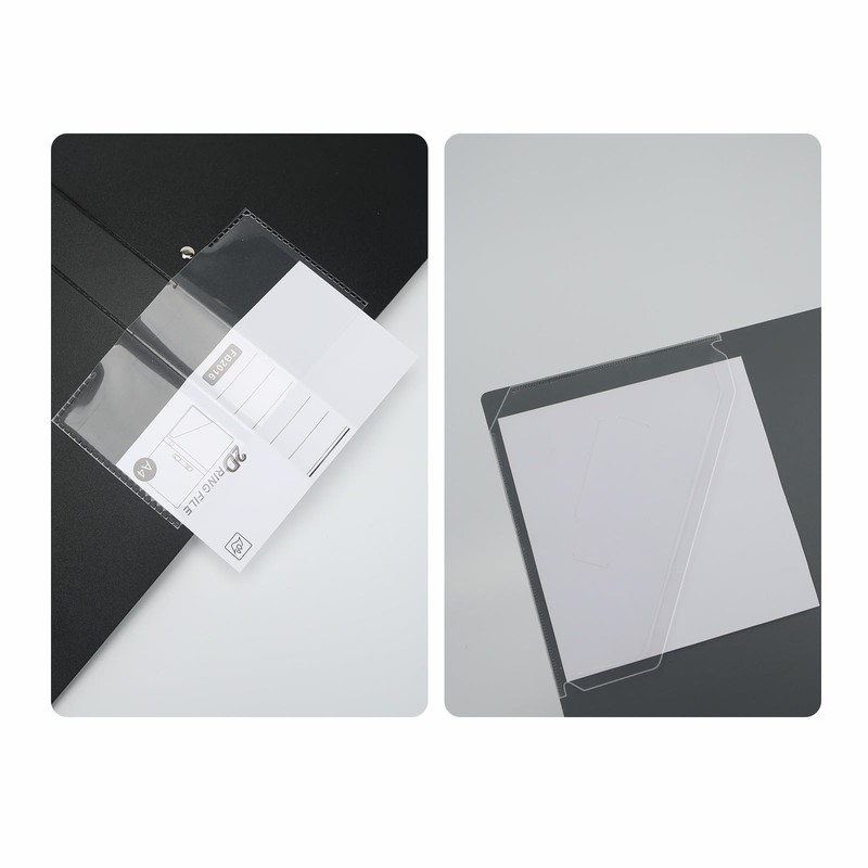 URbantin 2 Ring Binders 0.8 Inch D Ring,4 Pack D