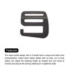 sourcing map Metal G Hooks Webbing Buckles, 2Pcs 0.98" 25mm