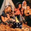 Paramount Campfire Portable Gas Fire Pit, Maple Leaf