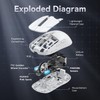 Attack Shark X6 Ratón Inalámbrico Ligero para Juegos con Cable