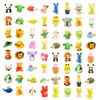 Ranvi 30PCS動物子供の消しゴム、子供のゲーム賞式典のために使われたミニパズル鉛筆消しゴム