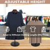 KORETECH 4 Pack Shirt Display 35" Height Adjustable Shoulder Stand