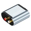 Angoily Optical Digital to Analog Audio Converter Fiber Adapter for