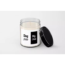 SpreadPassion Dog Side My Side 1 Candle - Soy Wax Candle - Hand Poured Candle