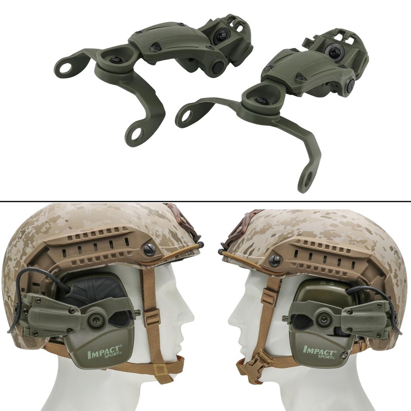 HEARFALCOM ARC Rail Adapter for Tactical Helmet Fast Series Helmets