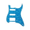 ROZILO 11 Hole Light Blue Pearl Strat HSS Pickguard Guitar
