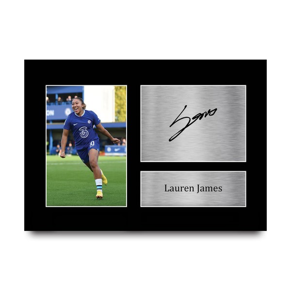 HWC Trading A4 Lauren James Chelsea Gifts Printed Signed Autograph