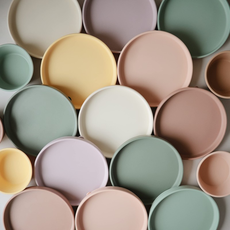 mushie mushie Classic Silicone Suction Plate | BPA-Free Non-Slip Design