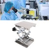 Stainless Steel Lab Jack Scissor Stand Platform 4x4in Expandable Height