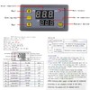 Greluma W3230 DC 12V Digital Temperature Controller, 20A LED Display,