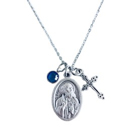 Saint Peter Necklace St. Peter Medal Confirmation Gift for Boys - Religious Gifts for First Holy Communion, Baptism, Christening