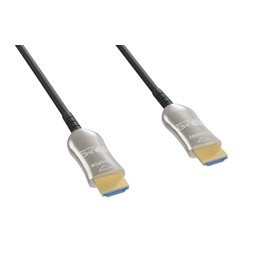 CompuCablePlusUSA.com 8K HDMI 2.1 Cable with Built-in Signal Booster, 8K/UHD High-Speed Hybrid Active Optical Cable (AOC) Plenum-Rated (CMP) 8K60Hz, 48 Gbps, M/M (50 Feet)