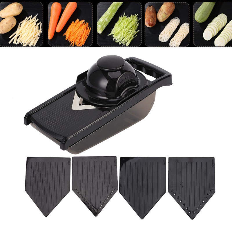 Multifunction 5‑in‑1 Vegetable Potato Carrot Chopper Food Cutter Grater Kitchen
