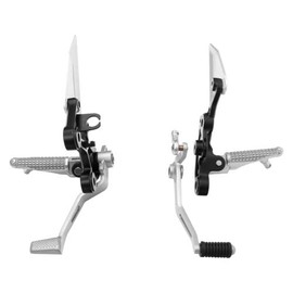 TCMT Driver Footpegs Pegs Bracket Fit For Kawasaki Ninja 400 2018-2024 Z400 2019-2043 Ninja 500 Z500 2024