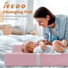 JVEOO Vegan Leather Baby Changing Pad, Waterproof & Wipeable Soft