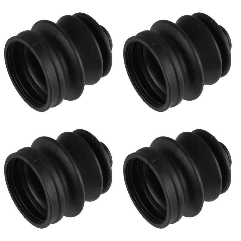 Caltric 2 Rear Axle Inner Outer CV Boot Kit for