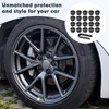 LTMMC 20PCS 17mm Wheel Nut Covers, Black Wheel Nut Caps,