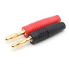 VUNIVERSUM 3 Pairs (6 Pieces) 4 mm Banana Plug Gold