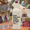 Work Gift Wine Bottle Bag - A New Chapter of