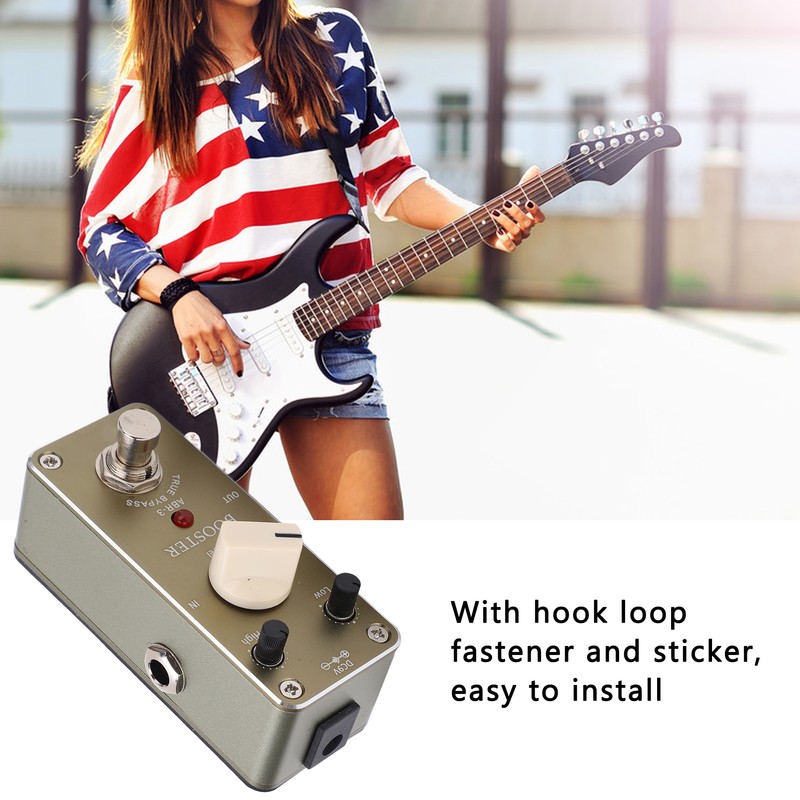 Distortion Effect Booster Monoblock Effect Pedal for Electric Guitar Audio