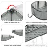 DODAMOUR Suction Corner Shower Caddy, No Drill Wall Mounted Bathroom