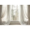 Kate White Curtain Backdrops Window Photo Background Interior Room Family