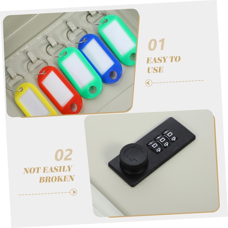 Operitacx 1 Set of Password Key Box Key Cabinet Positioning