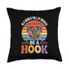 Crochet Funny Crocheting Crocheter Throw Pillow