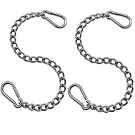 Porch Swing Chain Hammock Hanging - Stainless Steel Hanging Hardware for Hammock Chair, Swings, Punching Bags (Pack of 2)