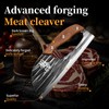 Rusted, Labour-Saving Full-Bladed Chopper Knife - Ergonomic Design for Cooking