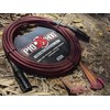 Pig Hog PHM20BRD Black/Red Woven High Performance XLR Microphone Cable,