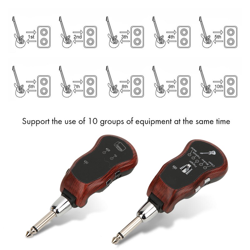 1 Pair Built in Battery 10 Channels 5 Effects Wireless
