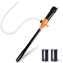 Jecatiy Portable Power Battery Pump, Battery Operated Electric Siphon Pump for Gas, Fuel, Diesel, Water Transfer 2.2 GPM, Fuel Transfer Pump, Gas Pump for Gas Can, Easy to Use Hand Fuel Pump