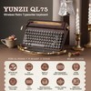 YUNZII QL75 Wireless Typewriter Hot Swap Retro Mechanical Keyboard,Punk Round