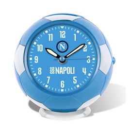 Orologio sveglia analogica al quarzo da tavolo ufficiale Napoli