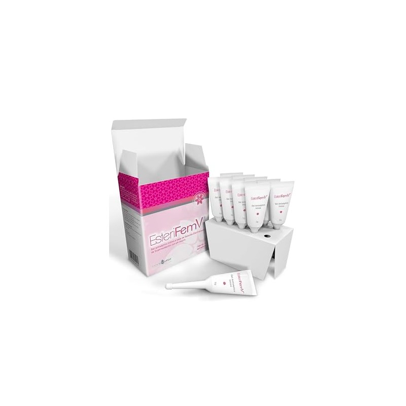 Esterifem V Gel Intimo Antiséptico para Infecciones Vaginales con 10
