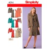 Simplicity Karen Z Pattern 4014 Women's Unlined Coat, Jacket and